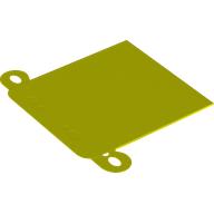 Visuel indicatif Rebrickable de Tente, carrée avec quatre trous d'angle (Tent, Square with Four Corner Holes)