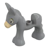 Visuel indicatif Rebrickable de Animal, poulain d'ânesse avec motif imprimé Nez beige (Animal, Donkey Foal with Tan Nose Print)