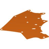 Visuel indicatif Rebrickable de Aile droite, Dragon, Festonné, 25 x 19 (Wing, Right, Dragon, Scalloped, 25 x 19)