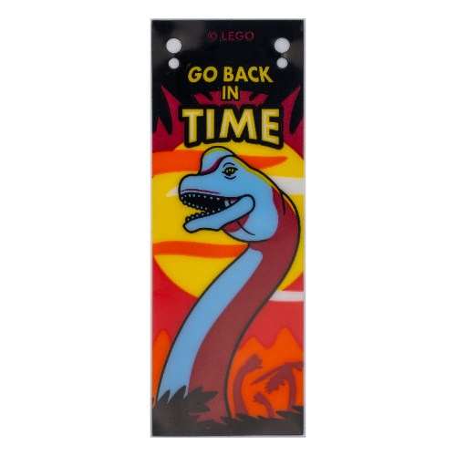 Visuel indicatif Rebrickable de Bannière, 'GO BACK IN TIME', Dinosaure motif imprimé (Banner, 'GO BACK IN TIME', Dinosaur Print)