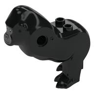 Visuel indicatif Rebrickable de Partie du corps animal, Gorille, torse avec motif imprimé Visage Gris Foncé (Animal Body Part, Gorilla, Torso with Dark Bluish Grey Face Print)