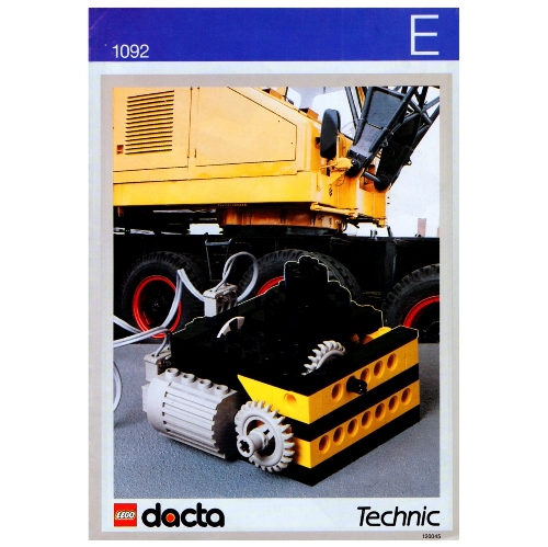 Carnet d'activités E - Grue - coffret 1092 (Activity Booklet E - Crane - Set 1092)