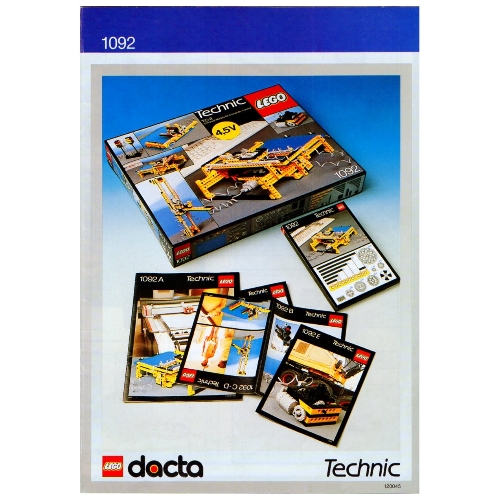 Livret d'activité - pièces plateau carte organisateur - coffret 1092 (Activity Booklet - Parts Tray Organizer Card - Set 1092)