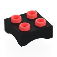 Visuel indicatif Rebrickable de Plaque spéciale 2 x 2 avec pied en caoutchouc (Plate Special 2 x 2 with Rubber Foot)