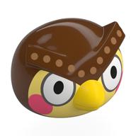 Tête de minifigurine Blathers spéciaux (Minifig Head Special Blathers)