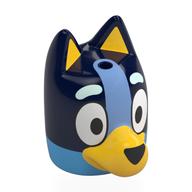 Tête de minifigurine Spécial, Bleu avec nez jaune, haut bleu foncé (Bleu) (Minifig Head Special, Bluey with Yellow Nose, Dark Blue Top (Bluey))