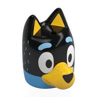Tête de minifigurine Spécial, Bleu avec Nez Jaune, Fourrure Blanche, Bleu Foncé (Bandit) (Minifig Head Special, Bluey with Yellow Nose, White Fur, Dark Blue Top (Bandit))