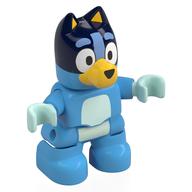 Visuel indicatif Rebrickable de Petite figurine Duplo de chien avec tête bleu foncé, poitrine et mains vert d’eau clair (Bluey) (Duplo Figure Dog Small with Dark Blue Head, Light Aqua Chest, Hands (Bluey))