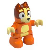 Visuel indicatif Rebrickable de Figurine Duplo Chien Petit avec tête orange foncé, poitrine jaune clair vif, mains (Bingo) (Duplo Figure Dog Small with Dark Orange Head, Bright Light Yellow Chest, Hands (Bingo))