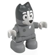 Visuel indicatif Rebrickable de Duplo Figurine Chien Petit (Bleu) avec Nez Blanc, Mains, Gris Foncé dessus de la tête motif imprimé (Muffin) (Duplo Figure Dog Small (Bluey) with White Nose, Hands, Dark Bluish Grey Top of the Head Print (Muffin))