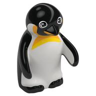 Visuel indicatif Rebrickable de Animal Duplo pingouin grand avec motif imprimé poitrine blanc/jaune (Duplo Animal Penguin Large with White/Yellow Chest Print)