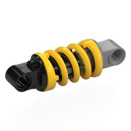 Visuel indicatif Rebrickable de Amortisseur Technic 6L avec ressort jaune (Technic Shock Absorber 6L with Yellow Spring)