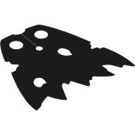 Cape en lambeaux avec trous (Neckwear Cape, Tattered with Holes)