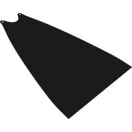 Visuel indicatif Rebrickable de Grande cape, 2 trous (Large Figure Cape, 2 Holes)