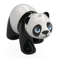 Visuel indicatif Rebrickable de Animal, Panda, Adulte avec des yeux bleus vifs motif imprimé (Animal, Panda, Adult with Bright Blue Eyes Print)