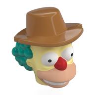 Visuel indicatif Rebrickable de Tête de minifigurine Spécial, Simpsons, Krusty le clown avec chapeau (Minifig Head Special, Simpsons, Krusty the Clown with Hat)