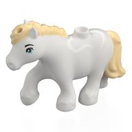 Visuel indicatif Rebrickable de Animal, poney avec crinière beige, motif de queue (Animal, Pony with Tan Mane, Tail Pattern)
