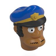 Tête de minifigurine Spécial, Simpsons, Lou (Minifig Head Special, Simpsons, Lou)