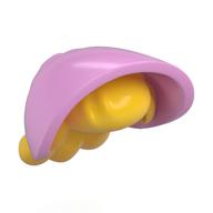 Visuel indicatif Rebrickable de Cheveux et bonnet, noeud avec motif de bonnet rose vif (Hair and Bonnet, Knot with Bright Pink Bonnet Pattern)