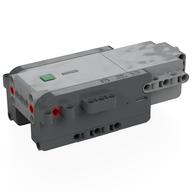 Visuel indicatif Rebrickable de Hub, alimenté 16 x 9 x 6 avec 3 moteurs, 6 lumières, sans ports, trous d'connecteurs (Hub, Powered Up 16 x 9 x 6 with 3 Motors, 6 Lights, No Ports, Pin Holes)