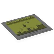 Visuel indicatif Rebrickable de Feuille de plastique avec image lenticulaire avec écran Gameboy, Mario Mario Land, niveau 1-1 motif imprimé (Plastic Sheet with Lenticular Image with Gameboy Screen, Mario Mario Land, Level 1-1 Print)