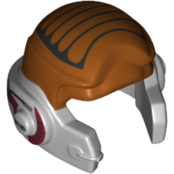 Casque rebelle avec des protecteurs de contrôle et dix motif imprimé engourdi (Helmet Rebel with Check Protectors and Ten Numb Print)