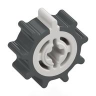 Visuel indicatif Rebrickable de Technic engrenage stepper 9 dents avec motif de dents gris bleu foncé (Technic Gear Stepper 9 Tooth with Dark Bluish Grey Teeth Pattern)