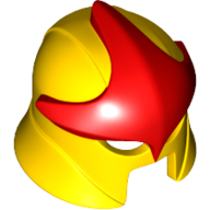 Casque avec fentes pour les yeux et la bouche avec motif imprimé rouge Star (Helmet with Eye and Mouth Slits with Red Star Print)