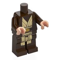 Corps de figurine avec étiquette intelligente, Obi-Wan Kenobi (Minifig Body with SMART Tag, Obi-Wan Kenobi)