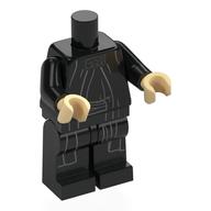 Corps minifigurine avec étiquette intelligente, empereur Palpatine (Minifig Body with SMART Tag, Emperor Palpatine)