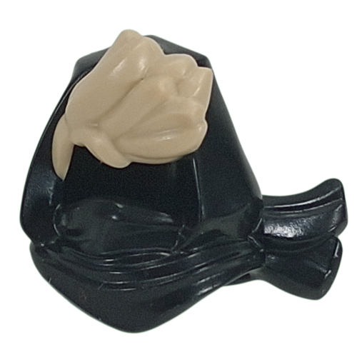 Visuel indicatif Rebrickable de Capuche avec cheveux courts beige (Hood with Hair Short Tan Pattern)