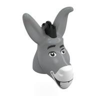 Visuel indicatif Rebrickable de Animal, tête, Donne avec motif de crinière noire, Nez blanc, Sourcils noirs motif imprimé (Animal, Head, Donkey with Black Mane Pattern, White Nose, Black Eyebrows Print)