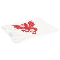 Visuel indicatif Rebrickable de Voile, 9 x 12 avec 4 trous en blanc avec motif imprimé griffon rouge (Sail, 9 x 12 with 4 Holes in White with Red Griffin Print)