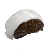 Visuel indicatif Rebrickable de Cheveux courts avec motif de bonnet blanc (Hair Short with White Bonnet Pattern)