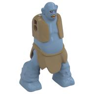 Bigfig troll avec des vêtements beige foncé imprimé (BigFig Troll with Dark Tan Clothes Print)