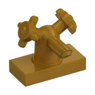 Visuel indicatif Rebrickable de Robinet 1 x 2 avec deux poignées, petit (Tap 1 x 2 with Dual Handles, Small)