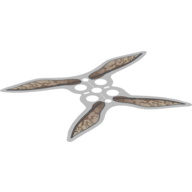 Ailes de cravate à quatre points, motif imprimé guerrier géonosien (Neckwear Wings with Four Points, Geonosian Warrior Print)