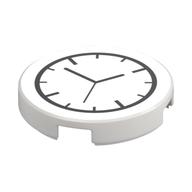 Visuel indicatif Rebrickable de Tuile ronde 2 x 2 avec motif imprimé horloge (Tile Round 2 x 2 with Clock Print)