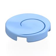 Visuel indicatif Rebrickable de Tuile ronde 2 x 2 avec spirale bleu foncé, motif imprimé à droite (Tile Round 2 x 2 with Dark Blue Spiral, Right Print)