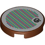 Visuel indicatif Rebrickable de Tuile ronde 2 x 2 avec ballons et code à barres motif imprimé (autocollant) (Tile Round 2 x 2 with Balloons and Barcode Print (Sticker))