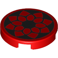 Visuel indicatif Rebrickable de Tuile ronde 2 x 2 avec motif imprimé Star Wars Eclipse Fighter (Tile Round 2 x 2 with Star Wars Eclipse Fighter Logo Print)