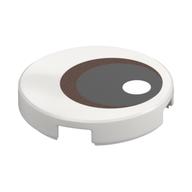 Visuel indicatif Rebrickable de Tuile ronde 2 x 2 avec œil de Cuivre, Motif imprimé pupille Noir (Tile Round 2 x 2 with Copper Eye, Black Pupil Print)