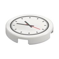 Visuel indicatif Rebrickable de Tuile ronde 2 x 2 avec horloge avec motif imprimé rouge d'occasion (Tile Round 2 x 2 with Clock with Red Second Hand Print)