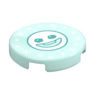 Visuel indicatif Rebrickable de Tuile ronde 2 x 2 avec motif imprimé Snowgie Face (Tile Round 2 x 2 with Snowgie Face Print)