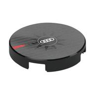 Visuel indicatif Rebrickable de Tuile ronde 2 x 2 avec rayures argentées, Audi Logo imprimé (Tile Round 2 x 2 with Silver Stripes, Audi Logo Print)