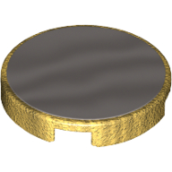 Visuel indicatif Rebrickable de Tuile ronde 2 x 2 avec motif imprimé surface miroir argent (Tile Round 2 x 2 with Silver Mirror Surface Print)