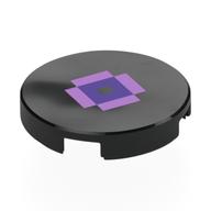 Visuel indicatif Rebrickable de Tuile ronde 2 x 2 avec motif imprimé Lavande pixelisée/œil violet foncé (Tile Round 2 x 2 with Pixelated Lavender/Dark Purple Eye Print)