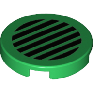 Visuel indicatif Rebrickable de Tuile ronde 2 x 2 avec des lignes noires motif imprimé (Tile Round 2 x 2 with Black Lines Print)
