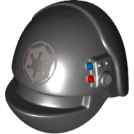 Casque canonnier impérial avec logo impérial imprimé (Helmet Imperial Gunner with Imperial Logo Print)