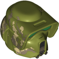 Casque Elite Corps Trooper avec motif imprimé camouflage (Helmet Elite Corps Trooper with Camouflage Print)